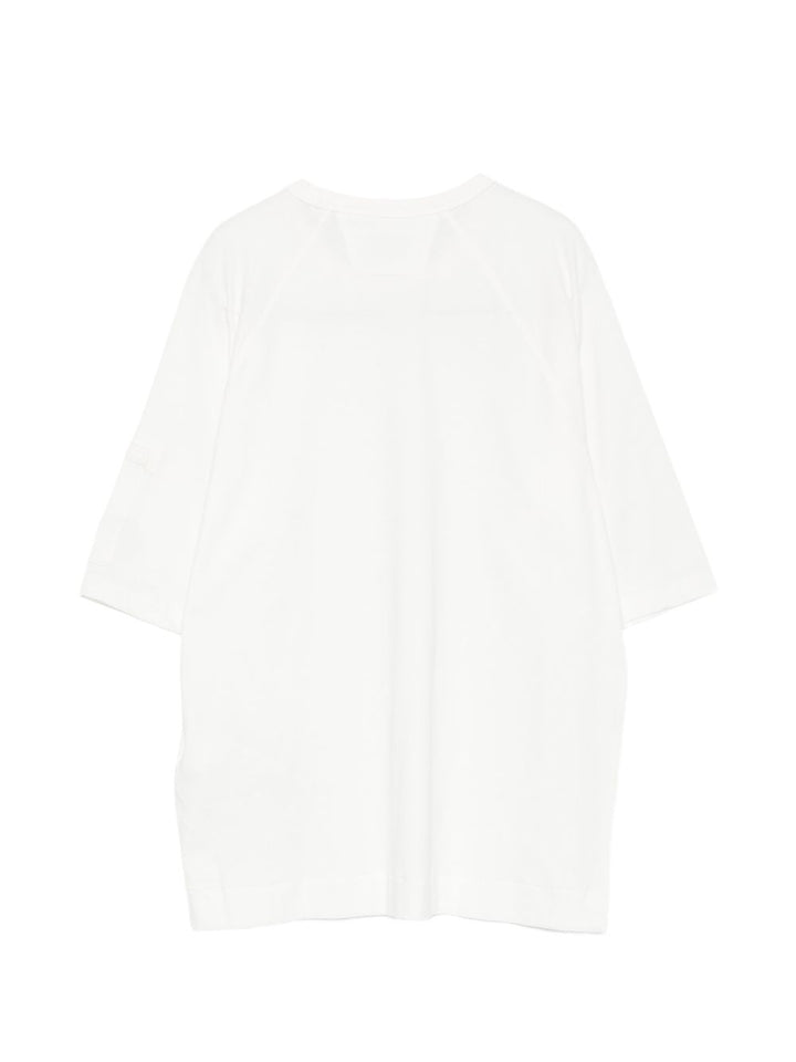 T-shirt maxi bianca per bambino CNM00RLAA17 10135 C.P Company Kids 