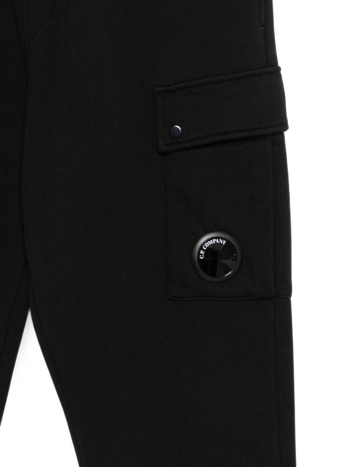 Pantalone nero per bambino CNP00ZLCA76 60100 C.P Company Kids 