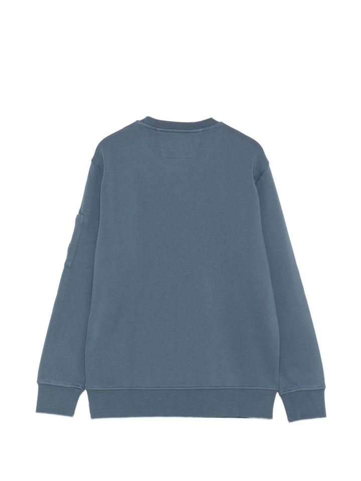 Felpa blu polvere per bambino COF00XLCA76 41125 C.P Company Kids 