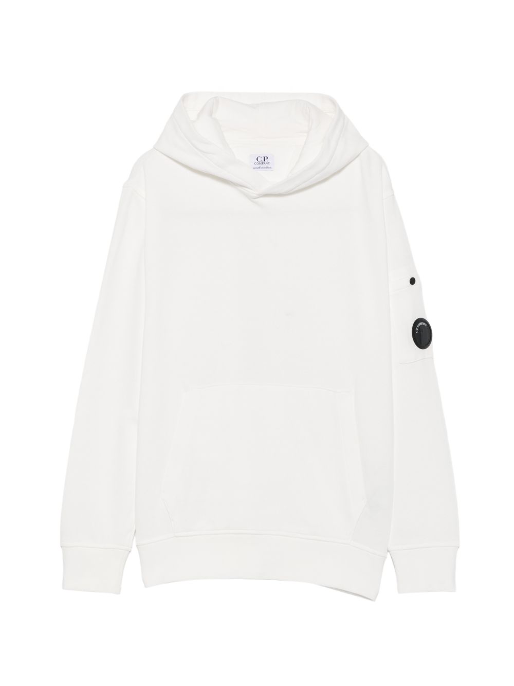 Felpa bianca per bambino COF00YLCA76 10135 C.P Company Kids 