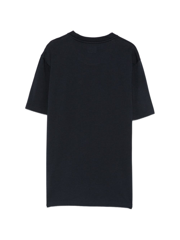 T-shirt blu per bambino CUM014LAA17 41150 C.P Company Kids 