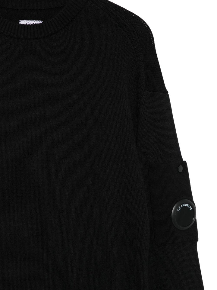 Maglione nero per bambino CUW00ULHE86 60100 C.P Company Kids 