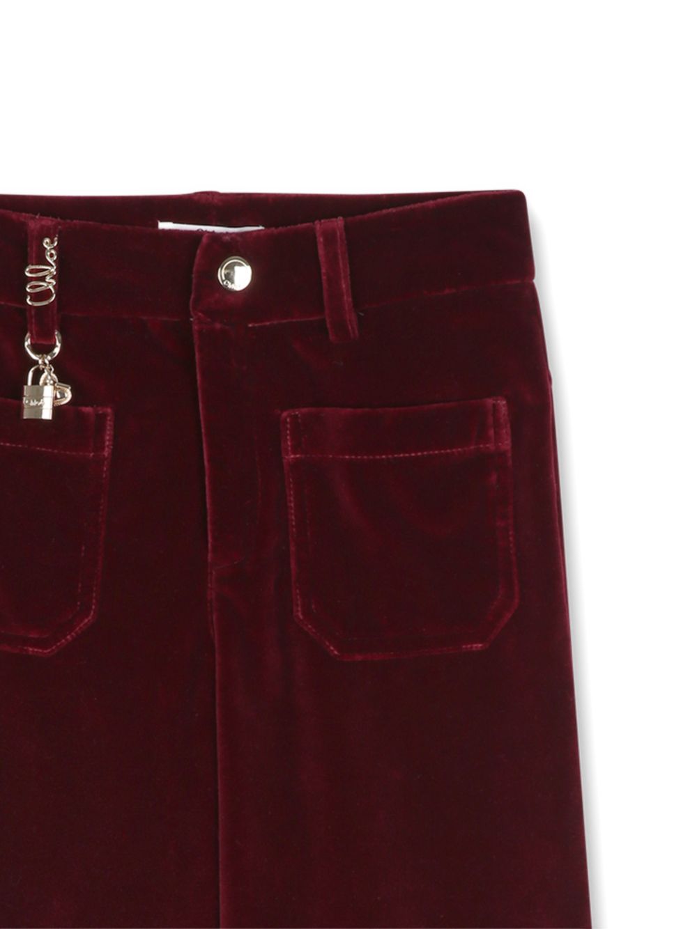 Pantalone bordeaux per bambina C21268 95K Chloe 