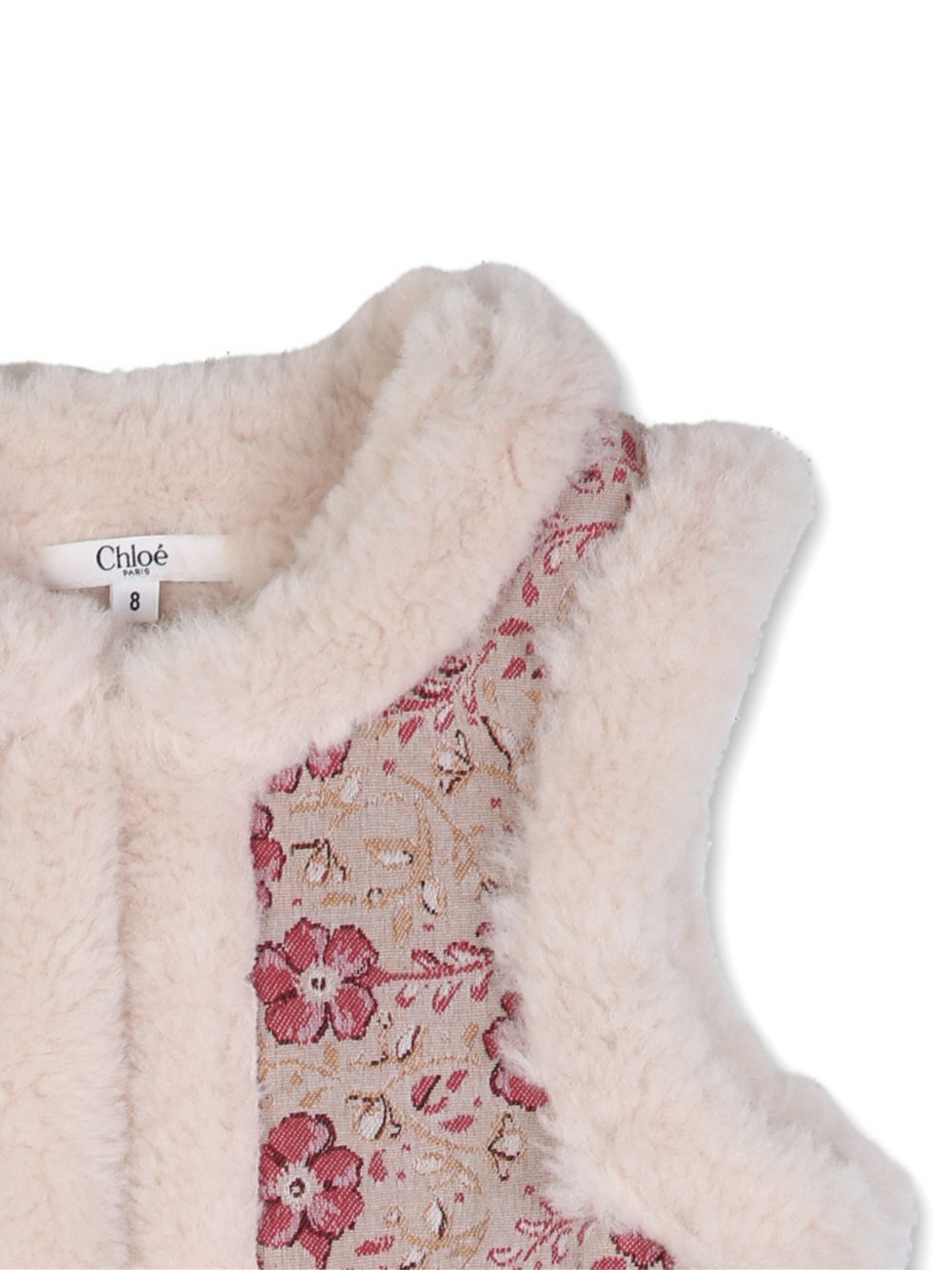 Gilet beige/rosa per bambina C21278 281 Chloe 