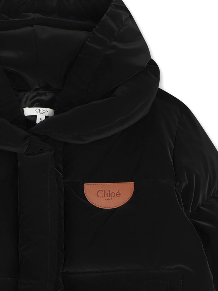 Giubbotto nero per bambina C21283 09B Chloe 