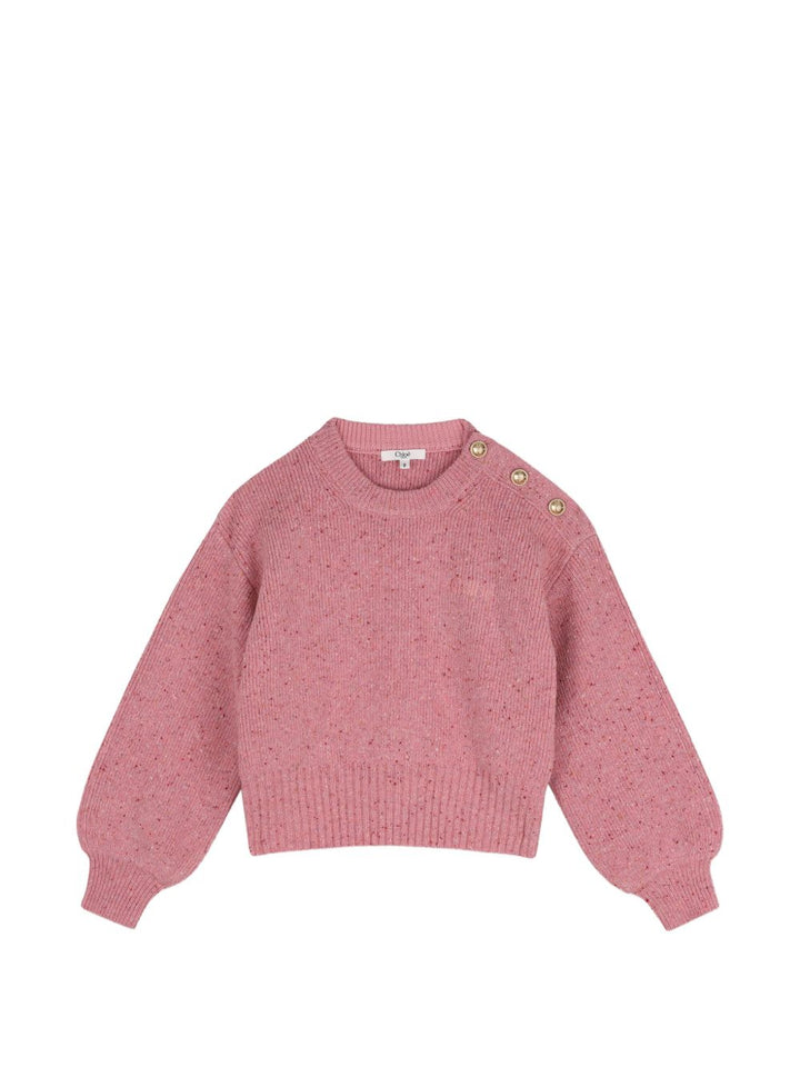 Maglione rosa per bambina C21291 92B Chloe 