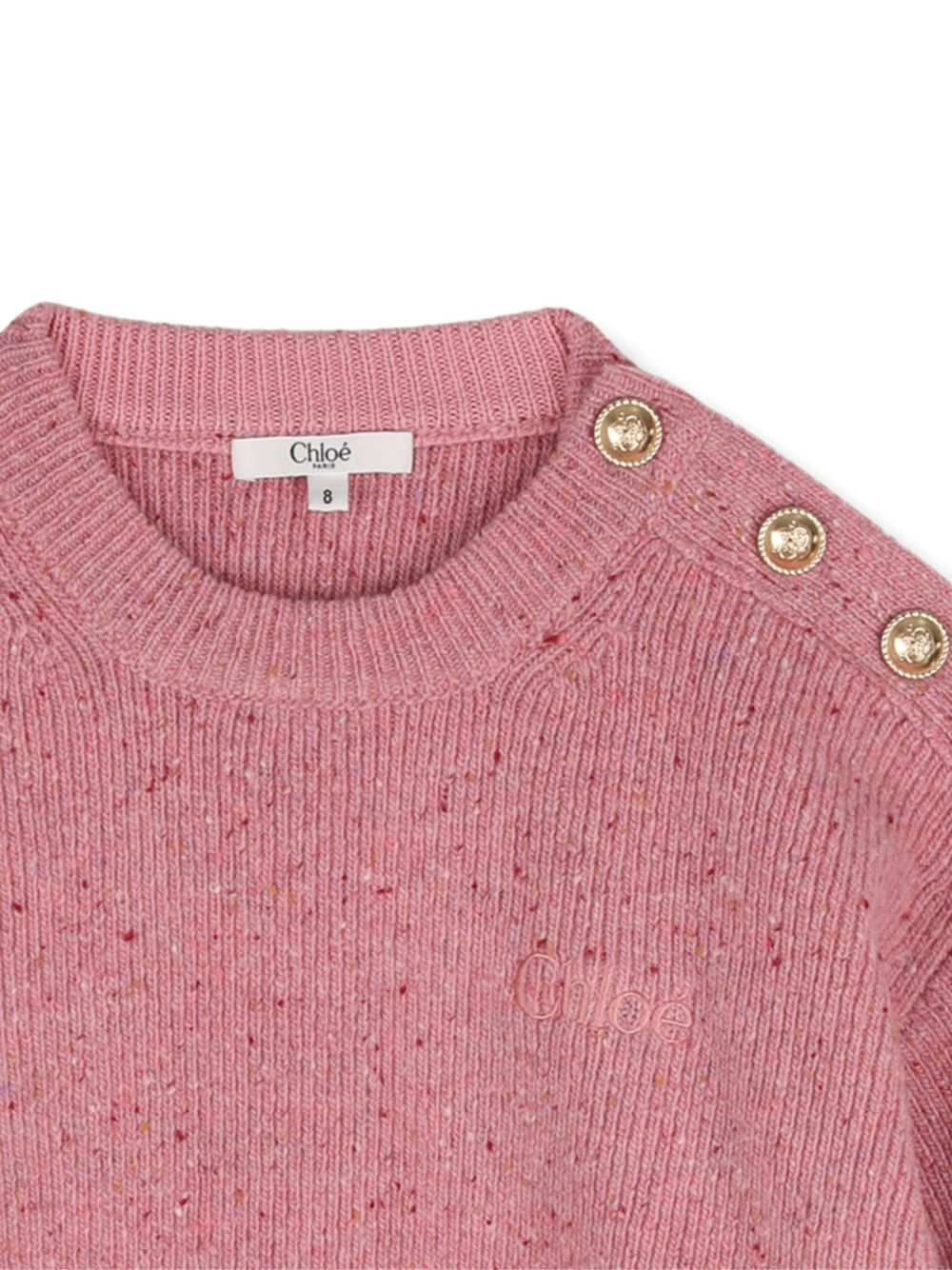 Maglione rosa per bambina C21291 92B Chloe 