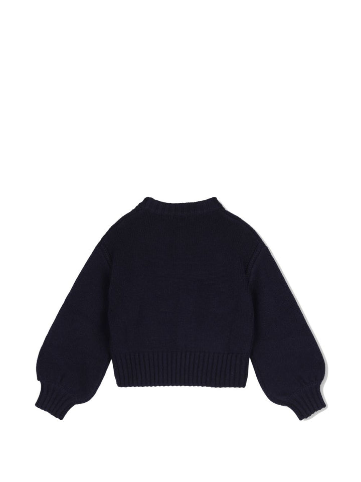Maglione marine per bambina C21292 859 Chloe 