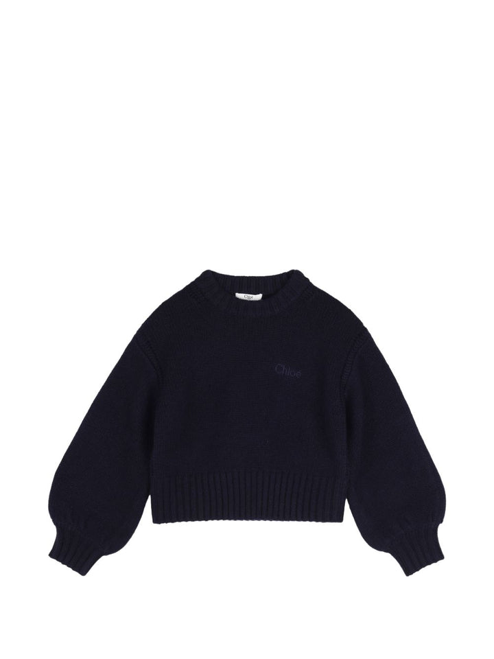 Maglione marine per bambina C21292 859 Chloe 
