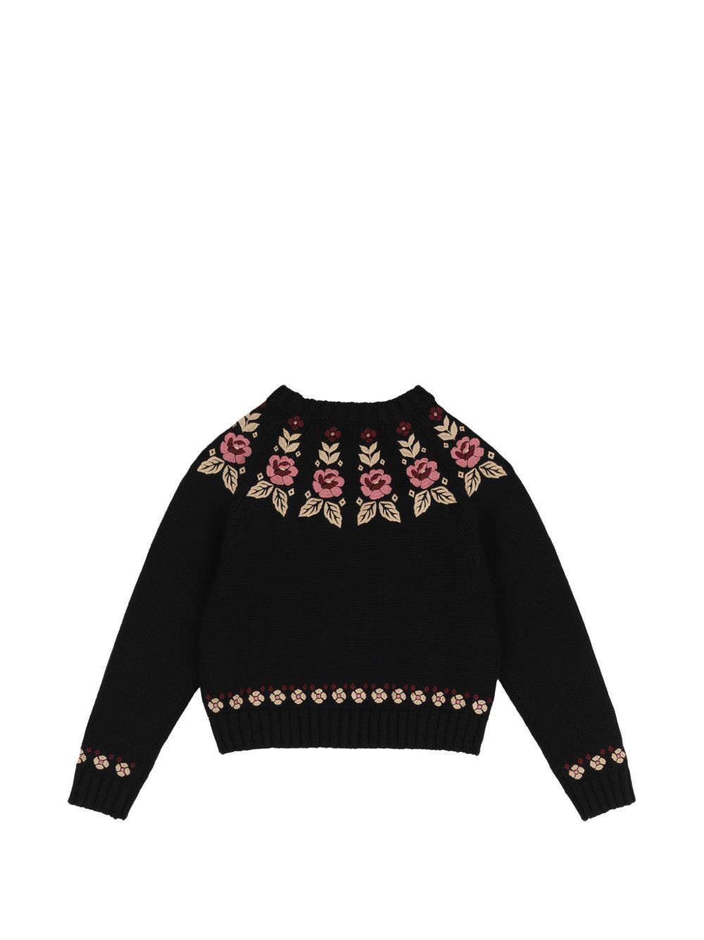 Maglione nero per bambina C21293 09B Chloe 