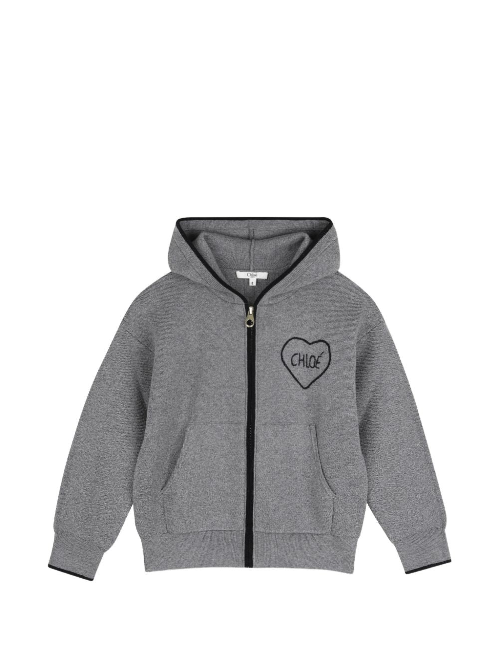 Cardigan grigia per bambina C21298 A46 Chloe 