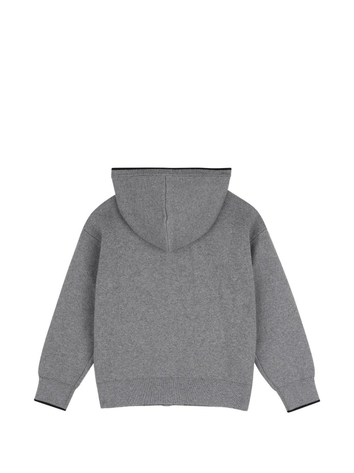Cardigan grigia per bambina C21298 A46 Chloe 