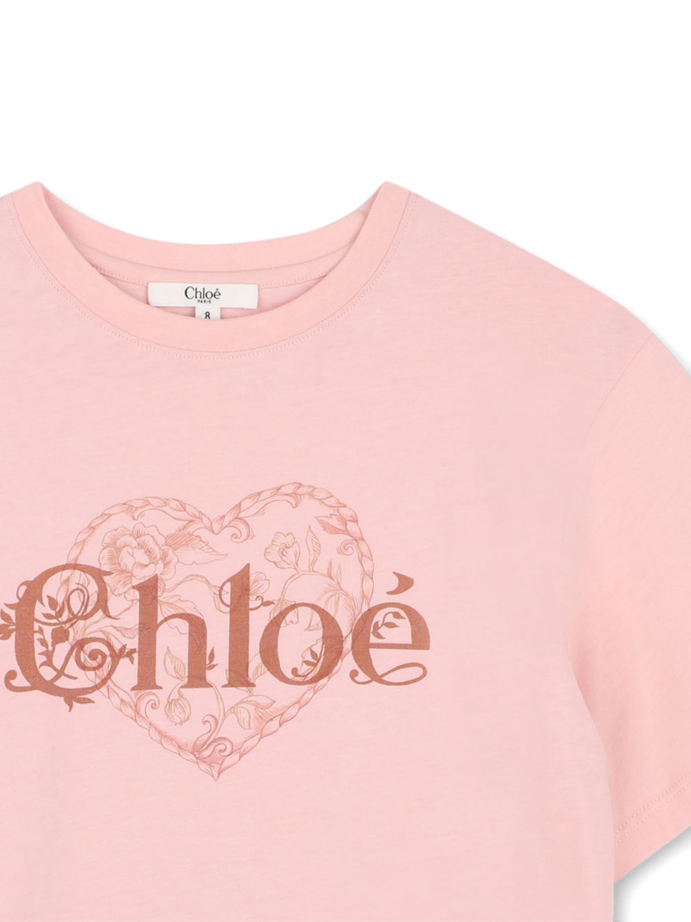 T-shirt rosa per bambina C21300 461 Chloe 