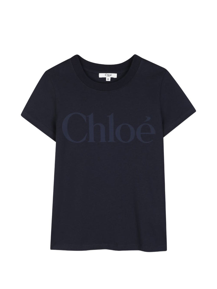 T-shirt marine per bambina C21301 859 Chloe 