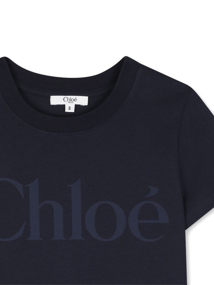 T-shirt marine per bambina C21301 859 Chloe 