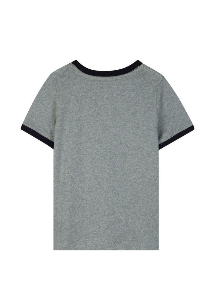 T-shirt grigio per bambina C21302 H02 Chloe 