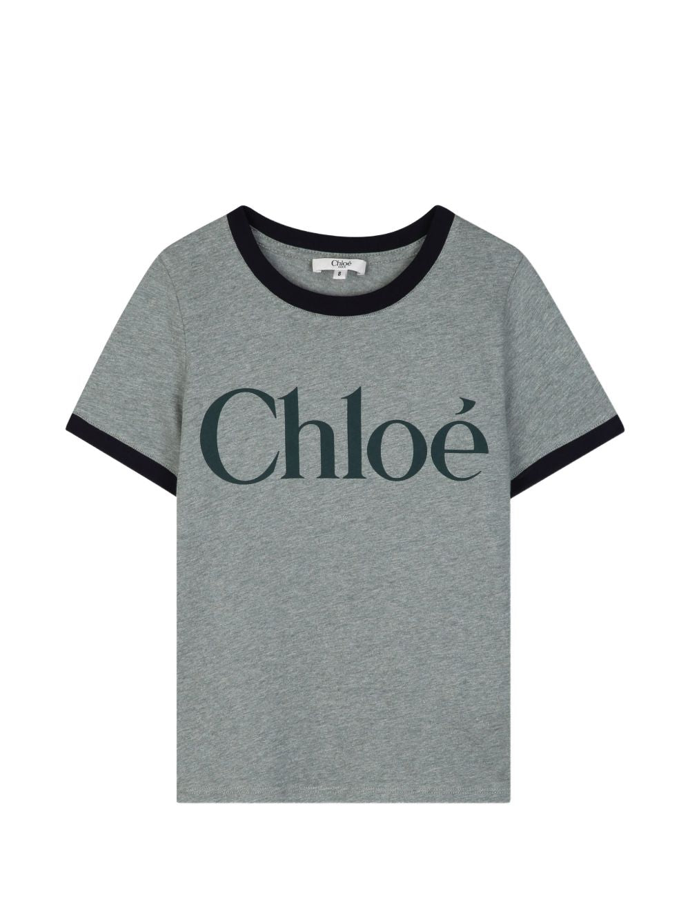 T-shirt grigio per bambina C21302 H02 Chloe 
