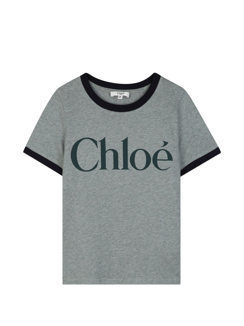 T-shirt grigio per bambina C21302 H02 Chloe 