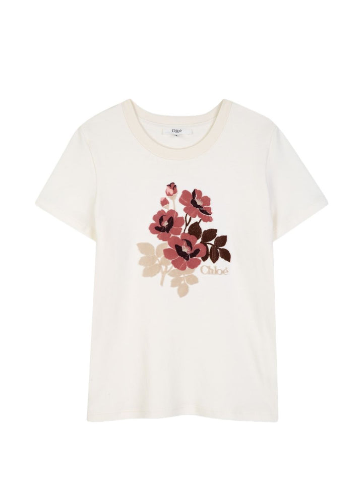 T-shirt avorio per bambina C21303 148 Chloe 