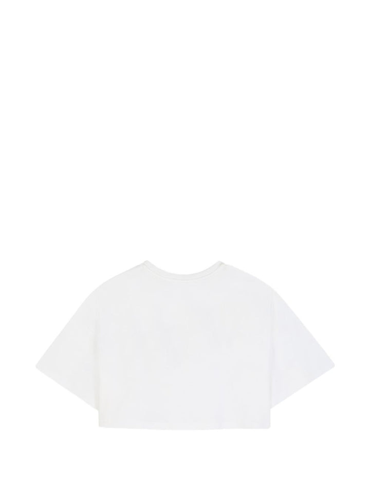 T-shirt bianca per bambina C21305 117 Chloe 