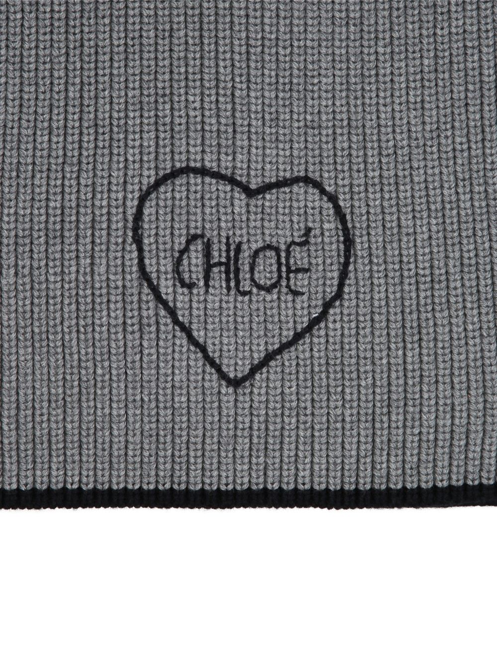 Sciarpa grigia per bambina C21313 A46 Chloe 