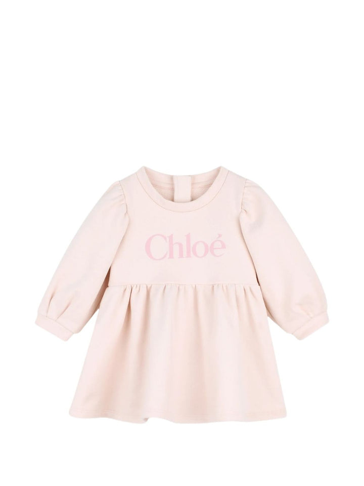 Abito rosa per neonata C21335 46J Chloe 