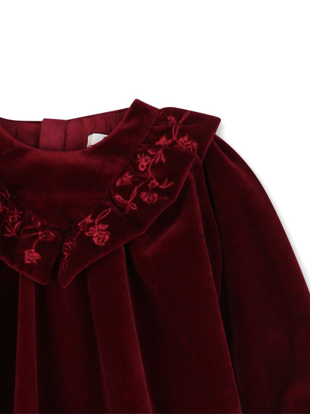 Abito bordeaux per neonata C21339 95K Chloe 