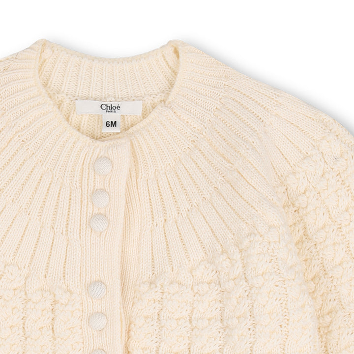 Cardigan avorio per neonata C21361 148 Chloe 