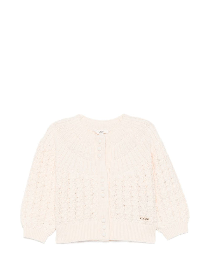 Cardigan avorio per neonata C21361 148 Chloe 