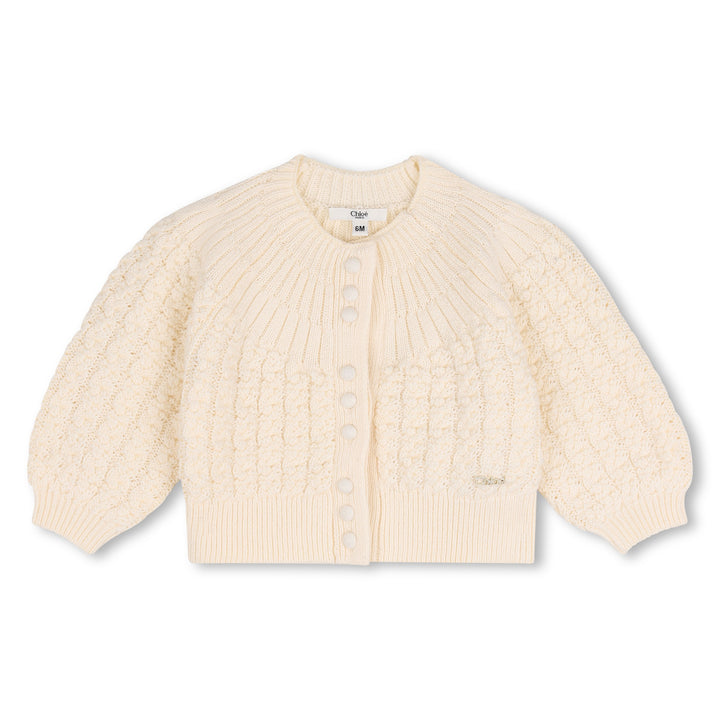 Cardigan avorio per neonata C21361 148 Chloe 