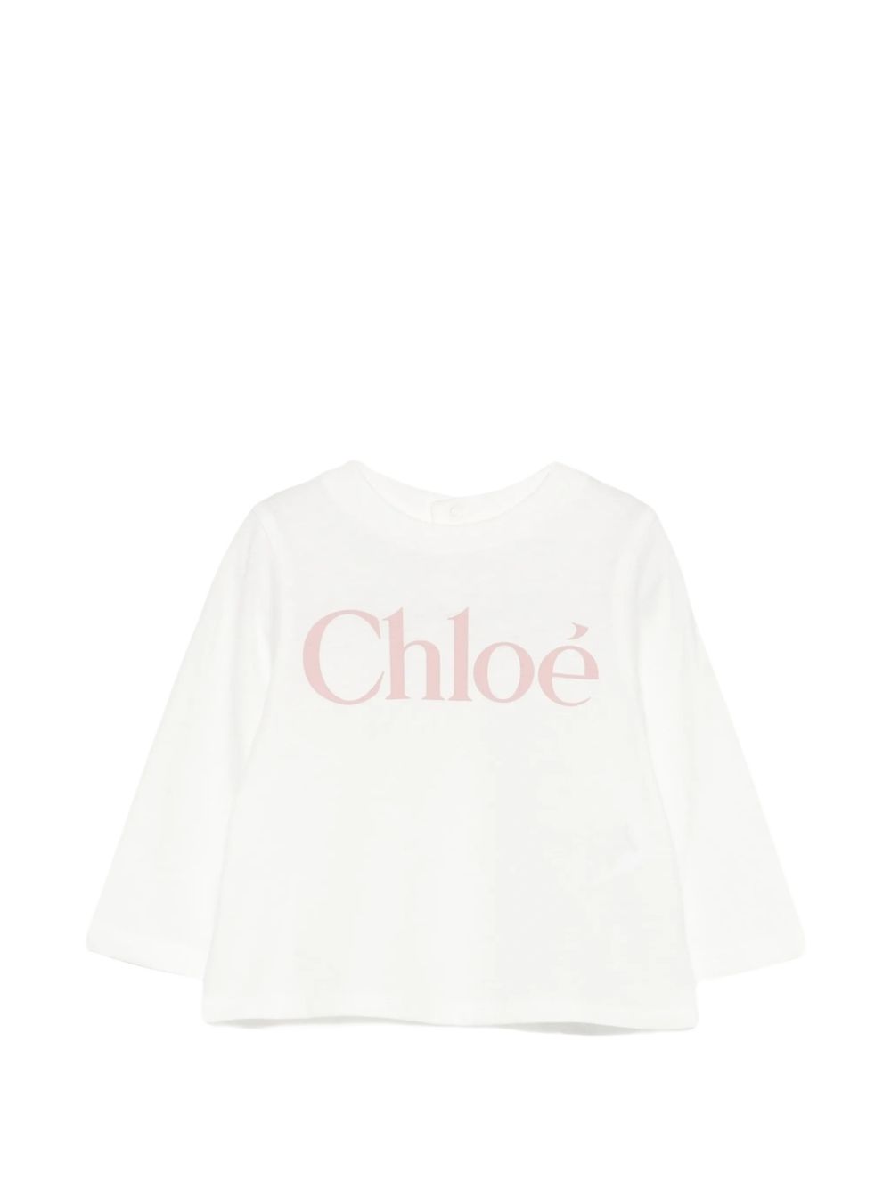 T-shirt bianco sporco per neonata C21362 117 Chloe 