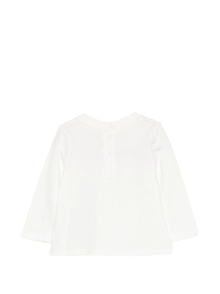 T-shirt bianco sporco per neonata C21362 117 Chloe 