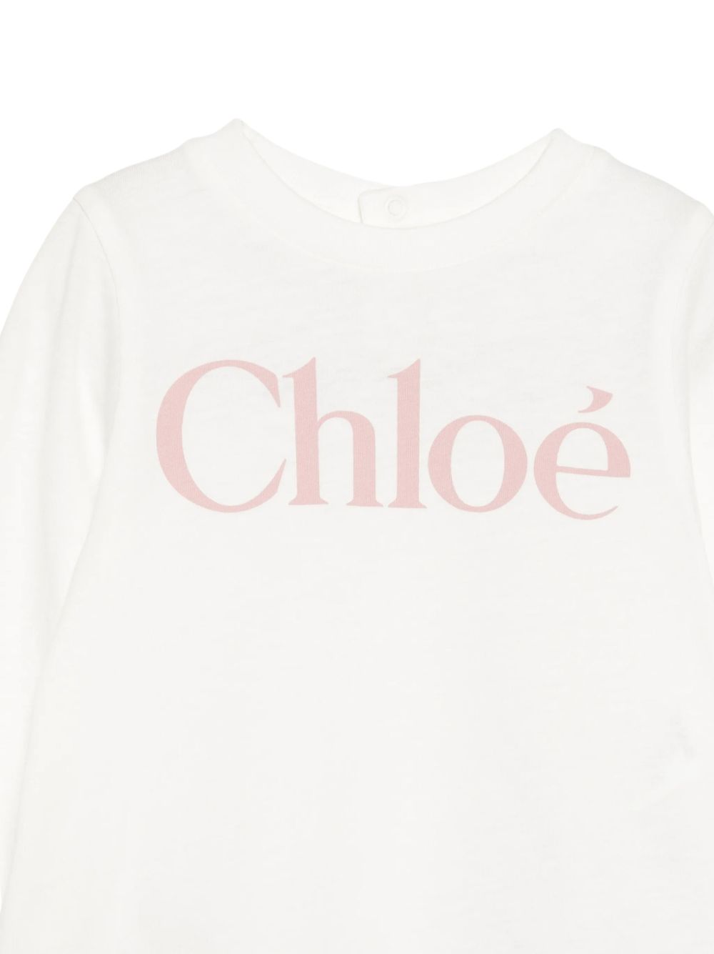 T-shirt bianco sporco per neonata C21362 117 Chloe 
