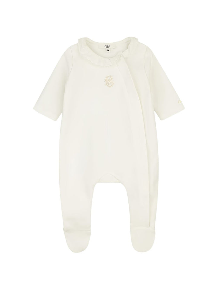 Tutina bianca per neonata C21367 117 Chloe 