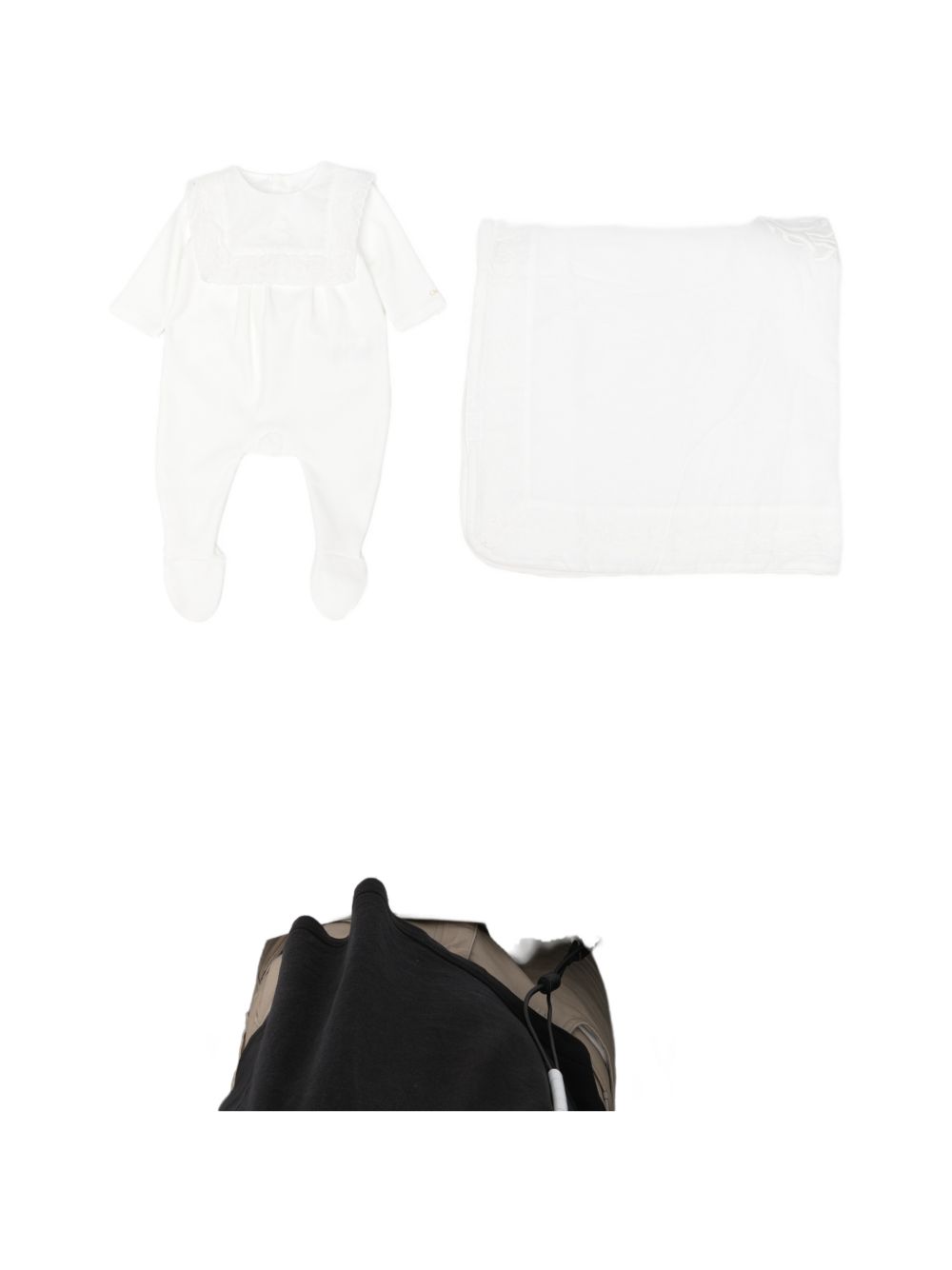Tutina bianca per neonata C21372 117 Chloe 