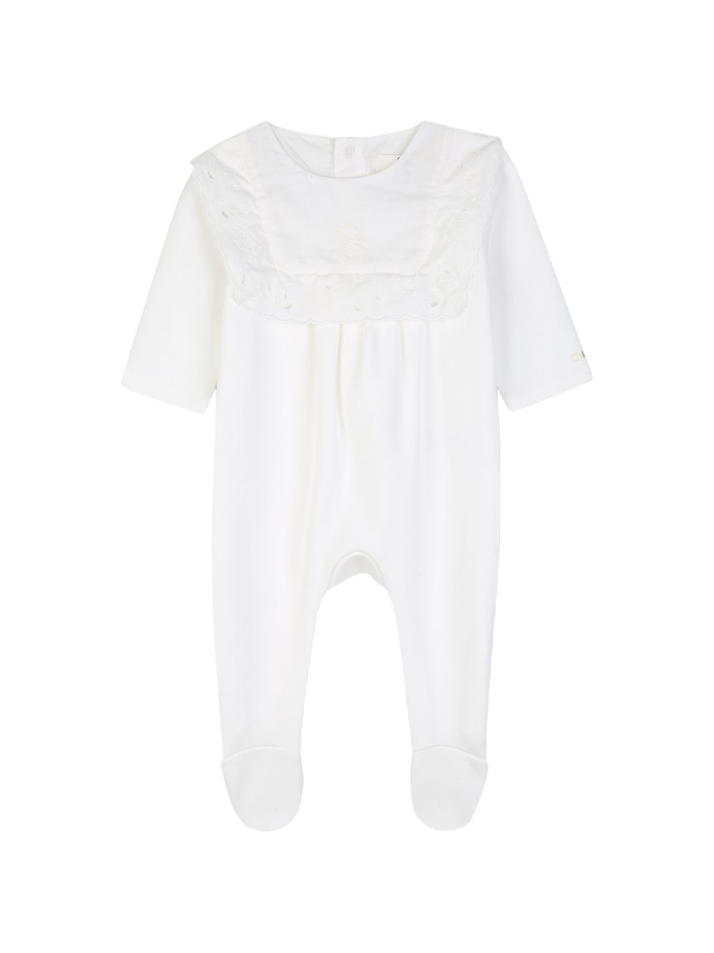 Tutina bianca per neonata C21372 117 Chloe 