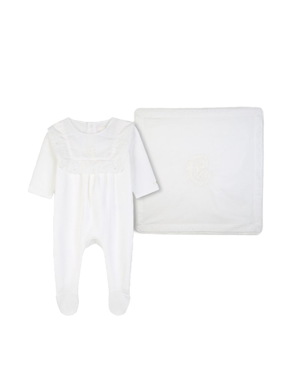 Tutina bianca per neonata C21372 117 Chloe 