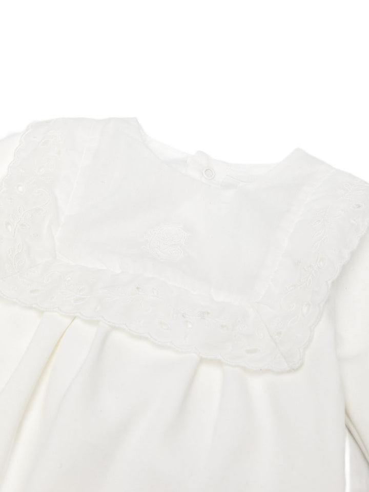 Tutina bianca per neonata C21372 117 Chloe 