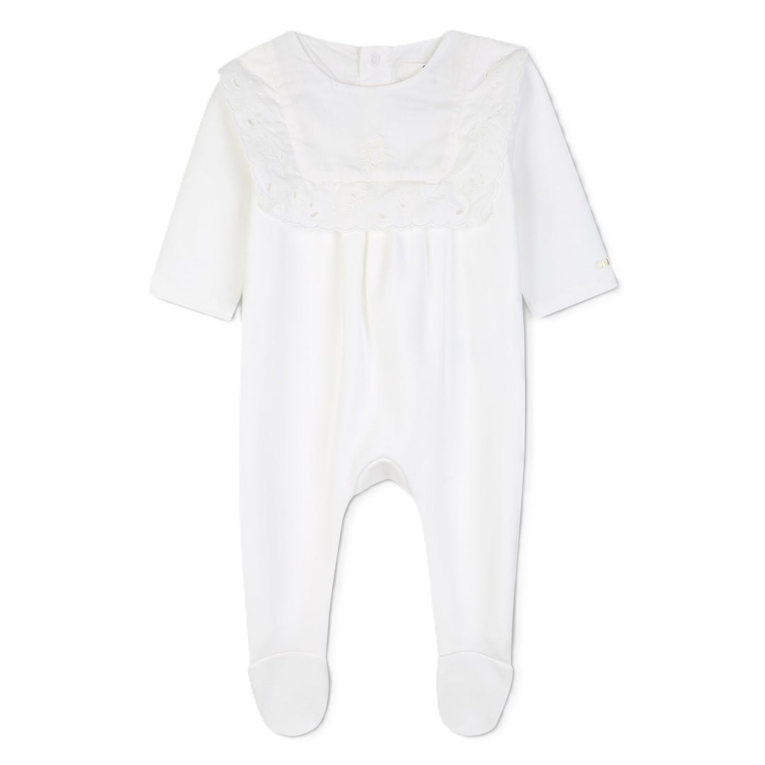 Tutina bianca per neonata C21372 117 Chloe 
