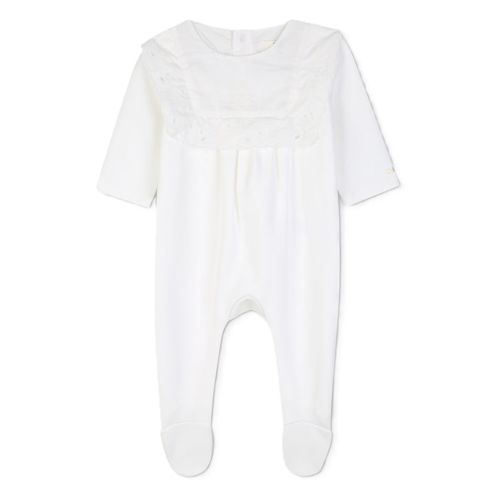Tutina bianca per neonata C21372 117 Chloe 