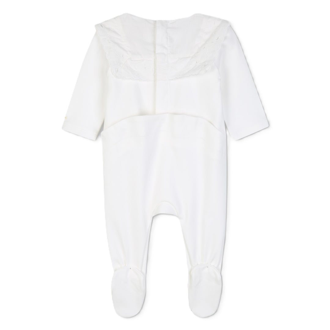 Tutina bianca per neonata C21372 117 Chloe 