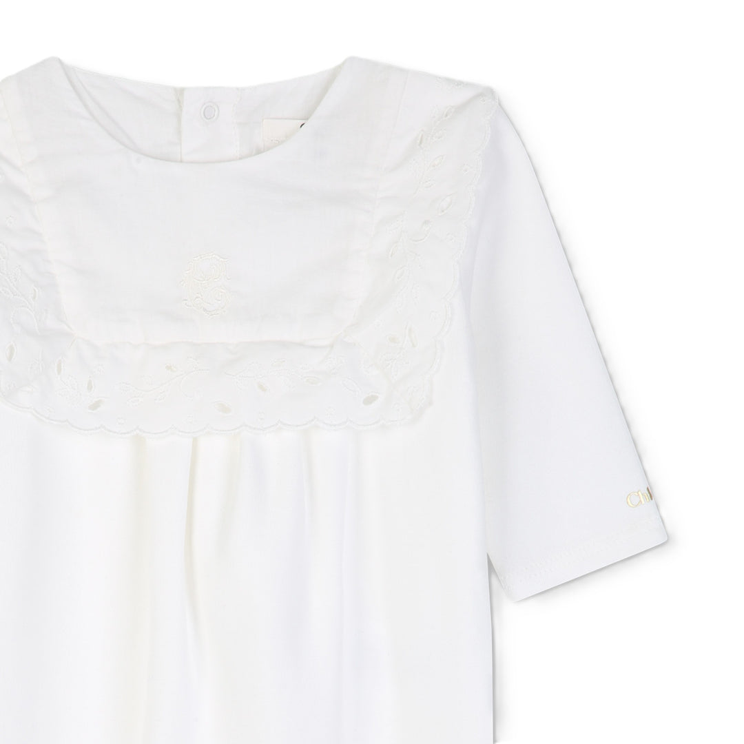 Tutina bianca per neonata C21372 117 Chloe 