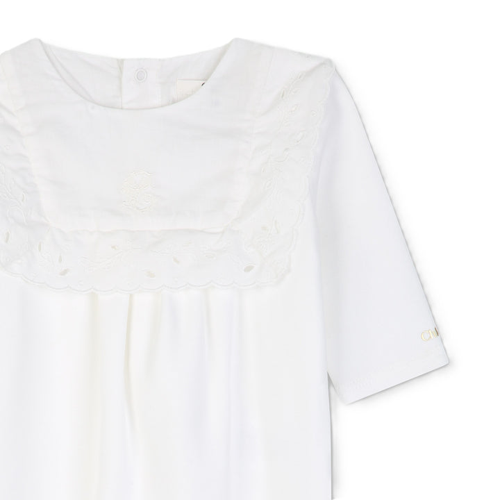 Tutina bianca per neonata C21372 117 Chloe 