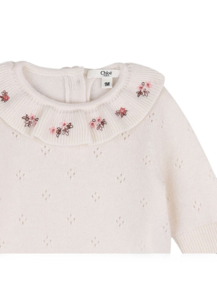 Completo avorio per neonata C21373 148 Chloe 