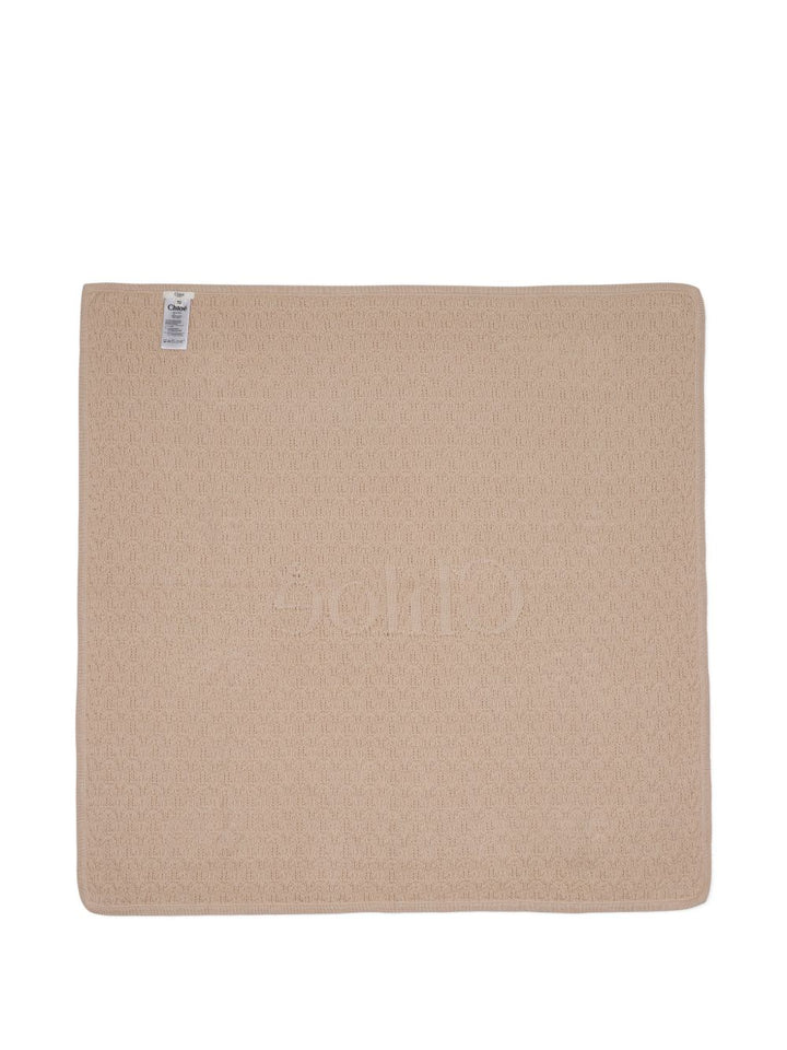 Coperta mandorla tostata per neonata C21384 20E Chloe 