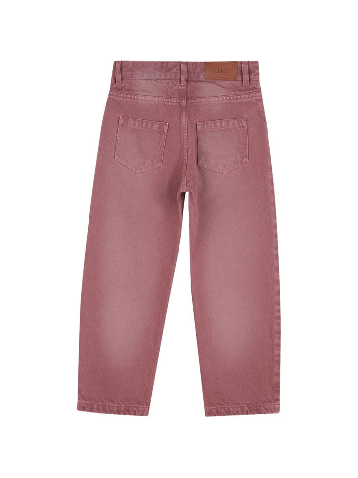 Jeans rosa per bambina C21393 Z34 Chloe 