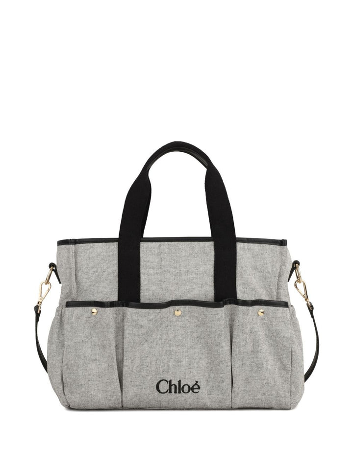Borsa mamma grigia C21398 A46 Chloe 