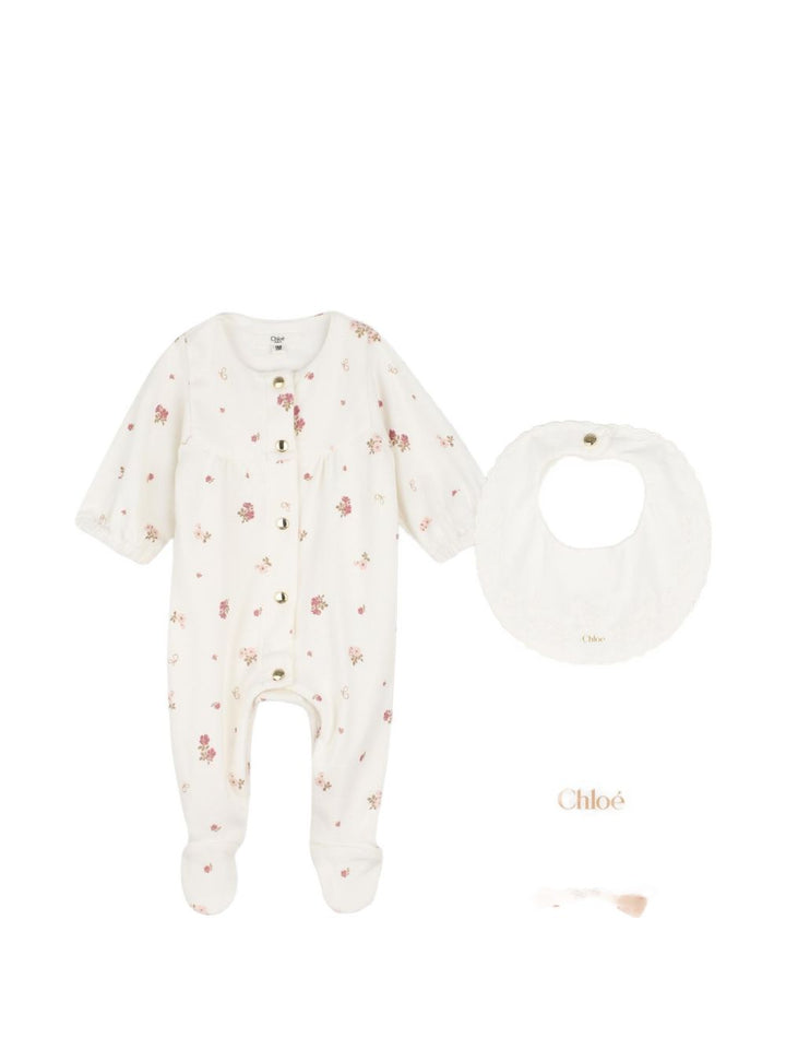 Tutina bianca sporco per neonata C21403 117 Chloe 