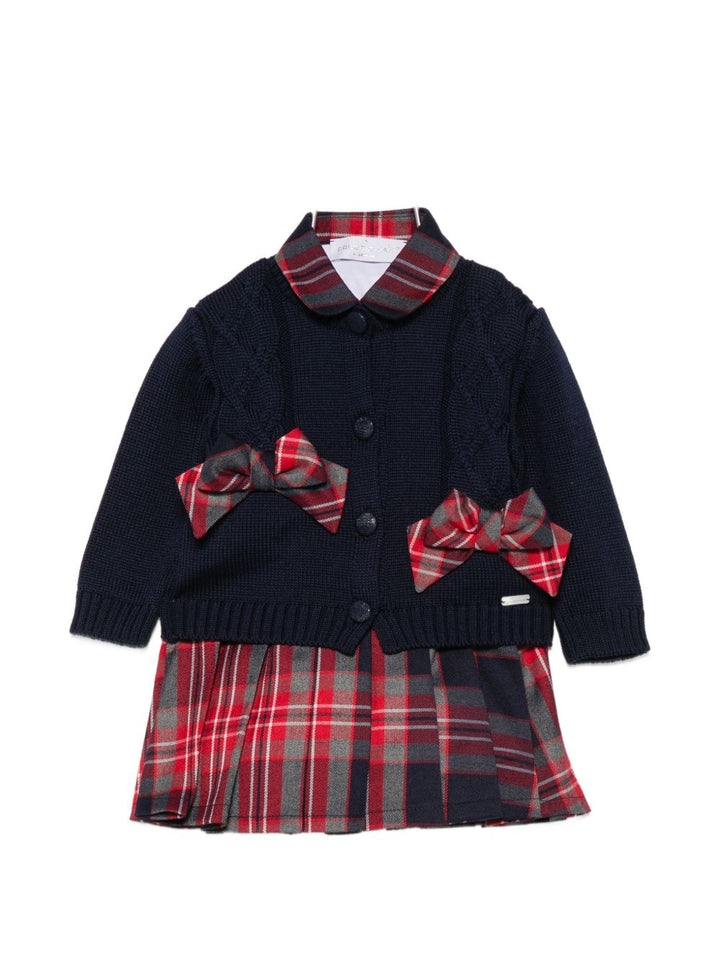 Completo blu/rosso per neonata FF4387592088a 60 Colorichiari Kids 