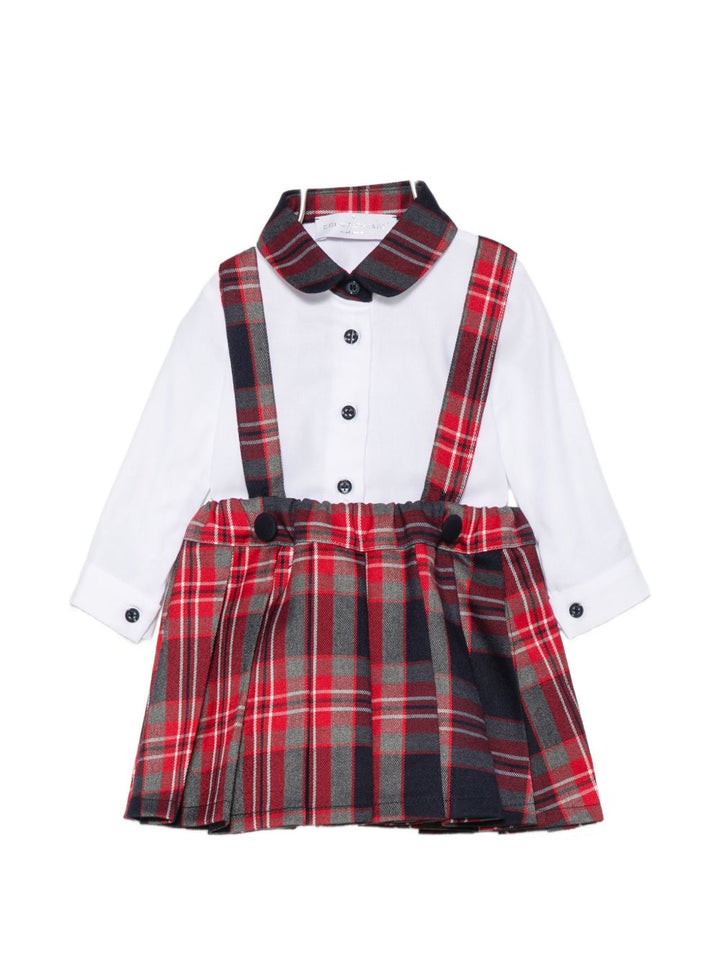 Completo blu/rosso per neonata FF4387592088a 60 Colorichiari Kids 